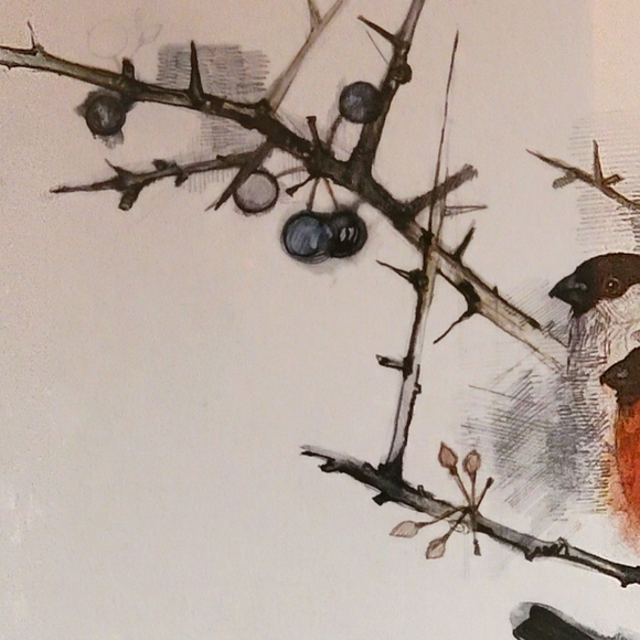 Vintage Multimedia Art with Distressed Frame - Picture 4 of 11